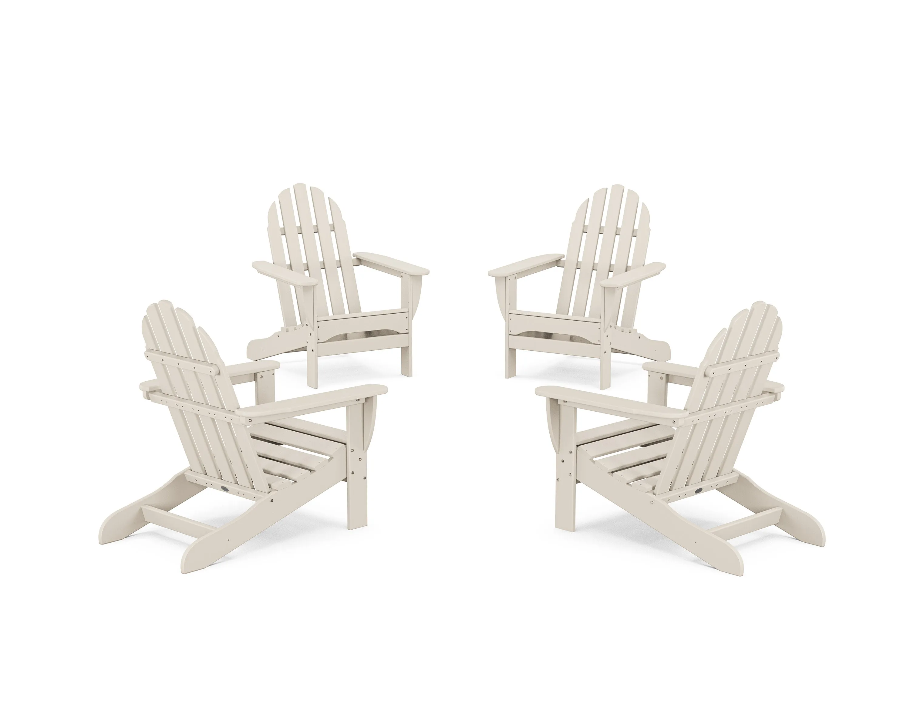 4-Piece Classic Adirondack Conversation Set