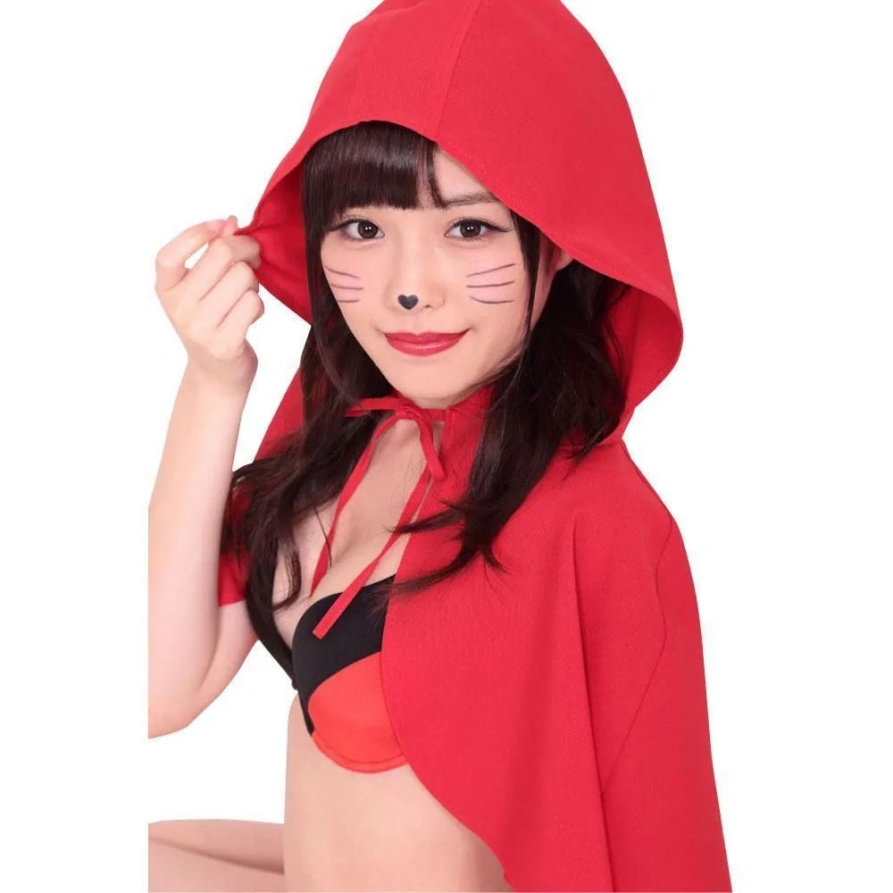A&T - Red Riding-Hood Bikini Costume (Multi Colour)