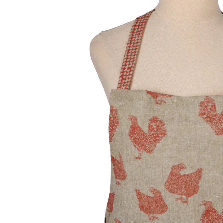 Pink Chicken Henrietta Apron