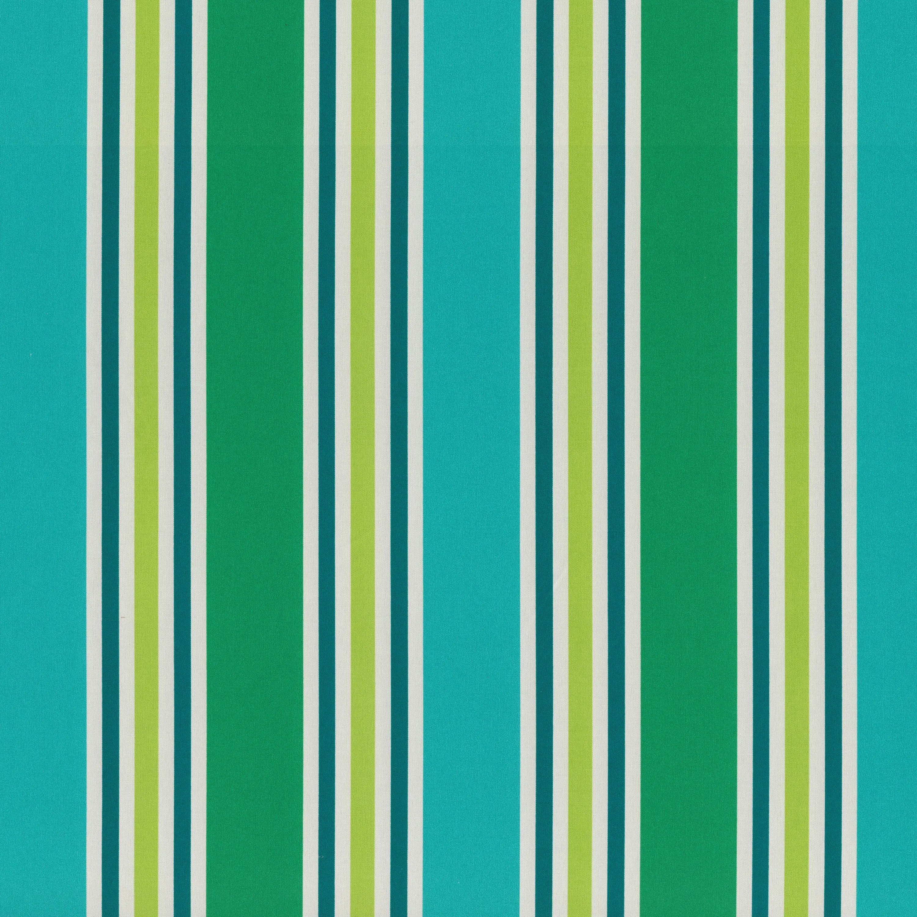 Aruba Stripe Turquoise\Green Squared Corners Seat Cushion (Set Of 2)