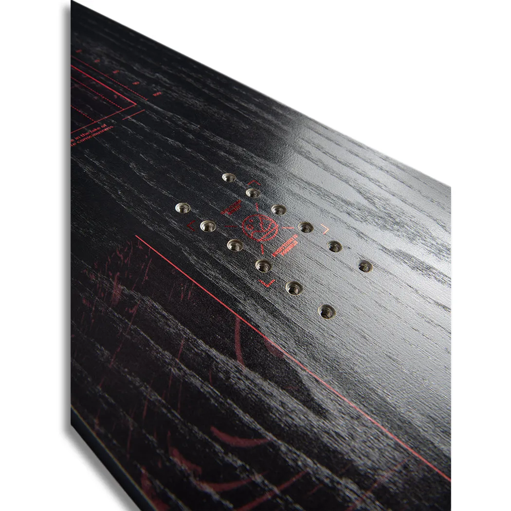 CAPiTA Mens 2025 Snowboard of Death Wide Black Snowboard