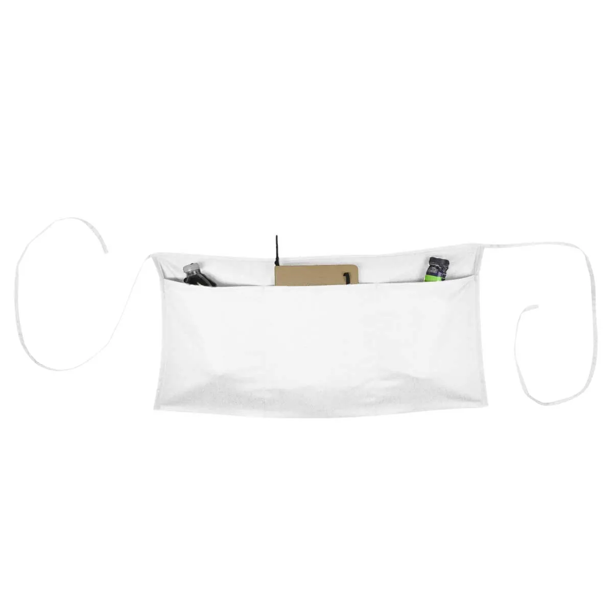 Dalix 24" Medium Waist Apron - 3 Pockets