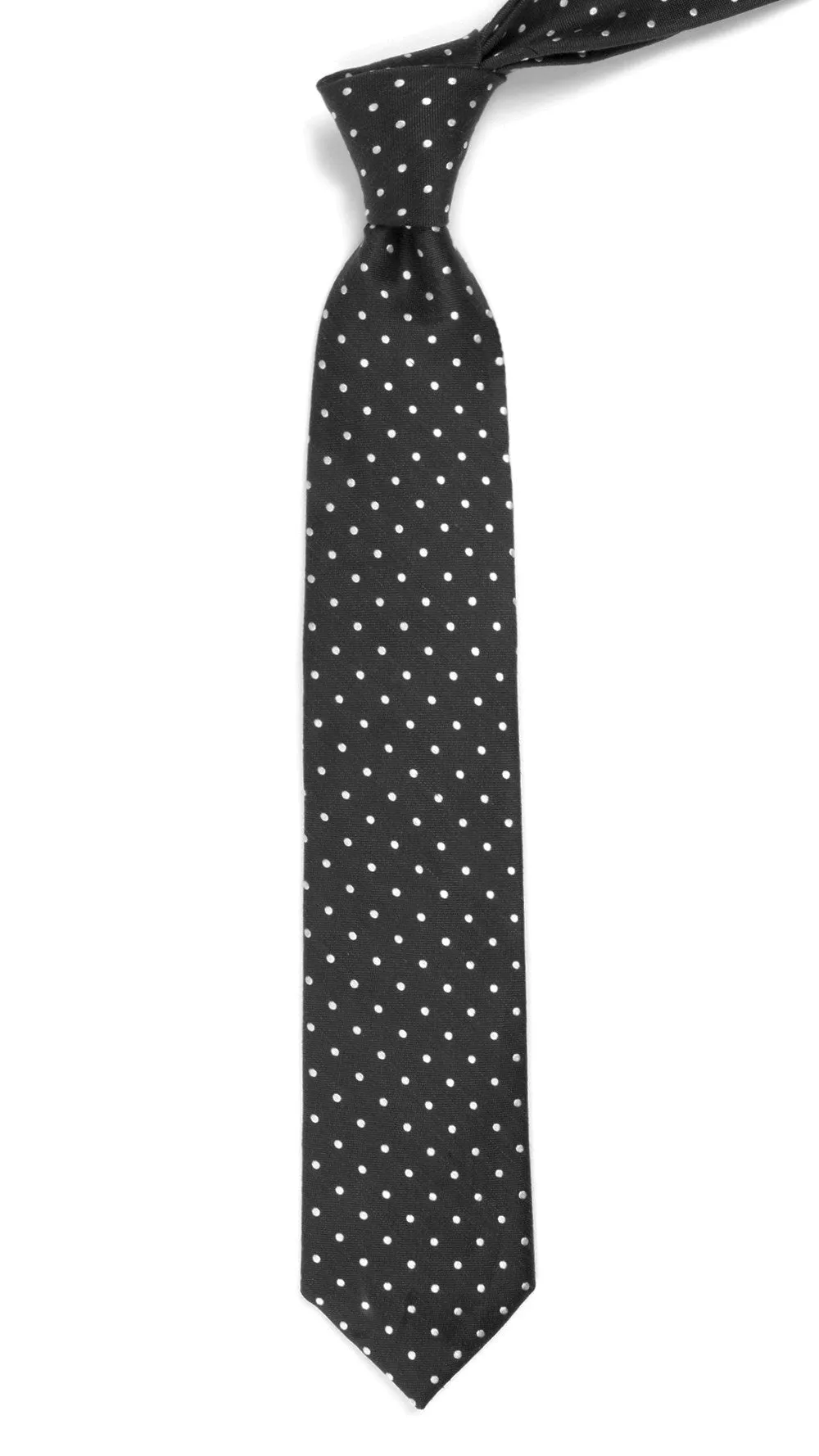 Dotted Dots Black Tie