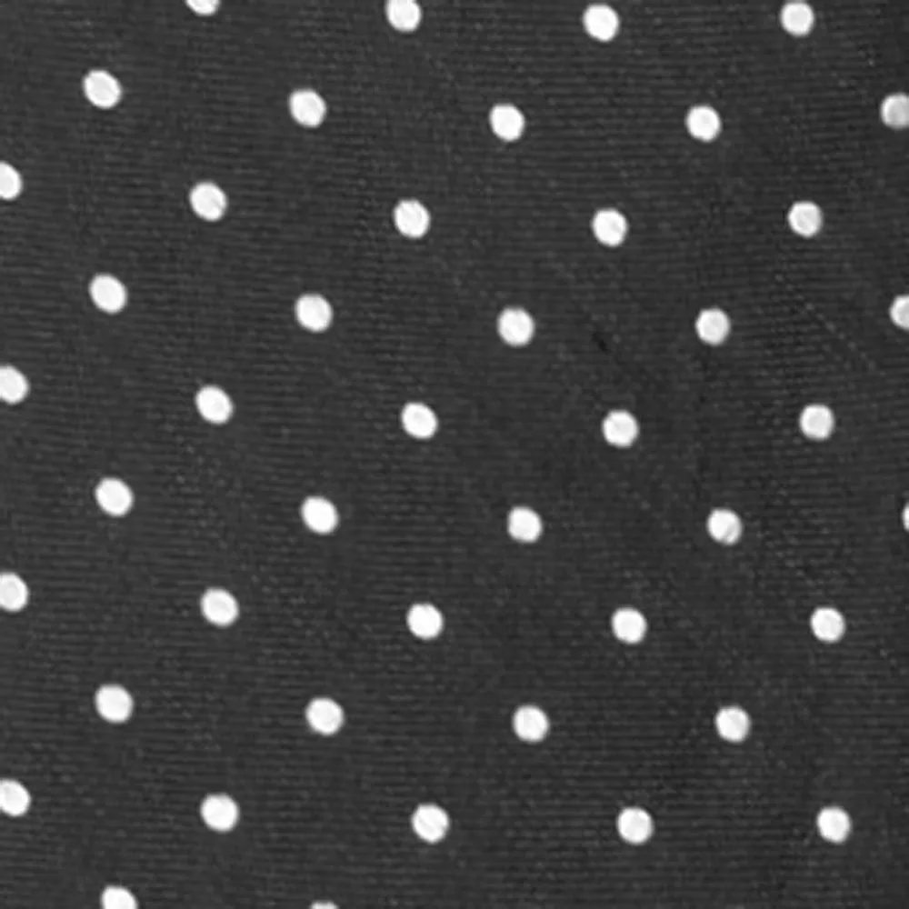 Dotted Dots Black Tie