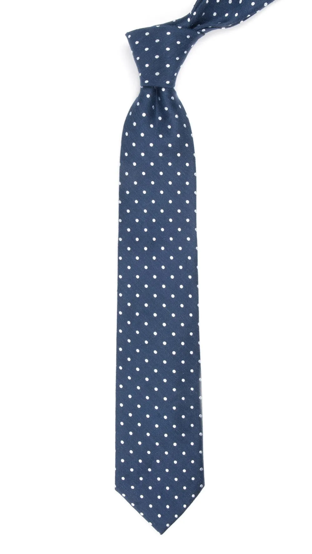 Dotted Dots Navy Tie