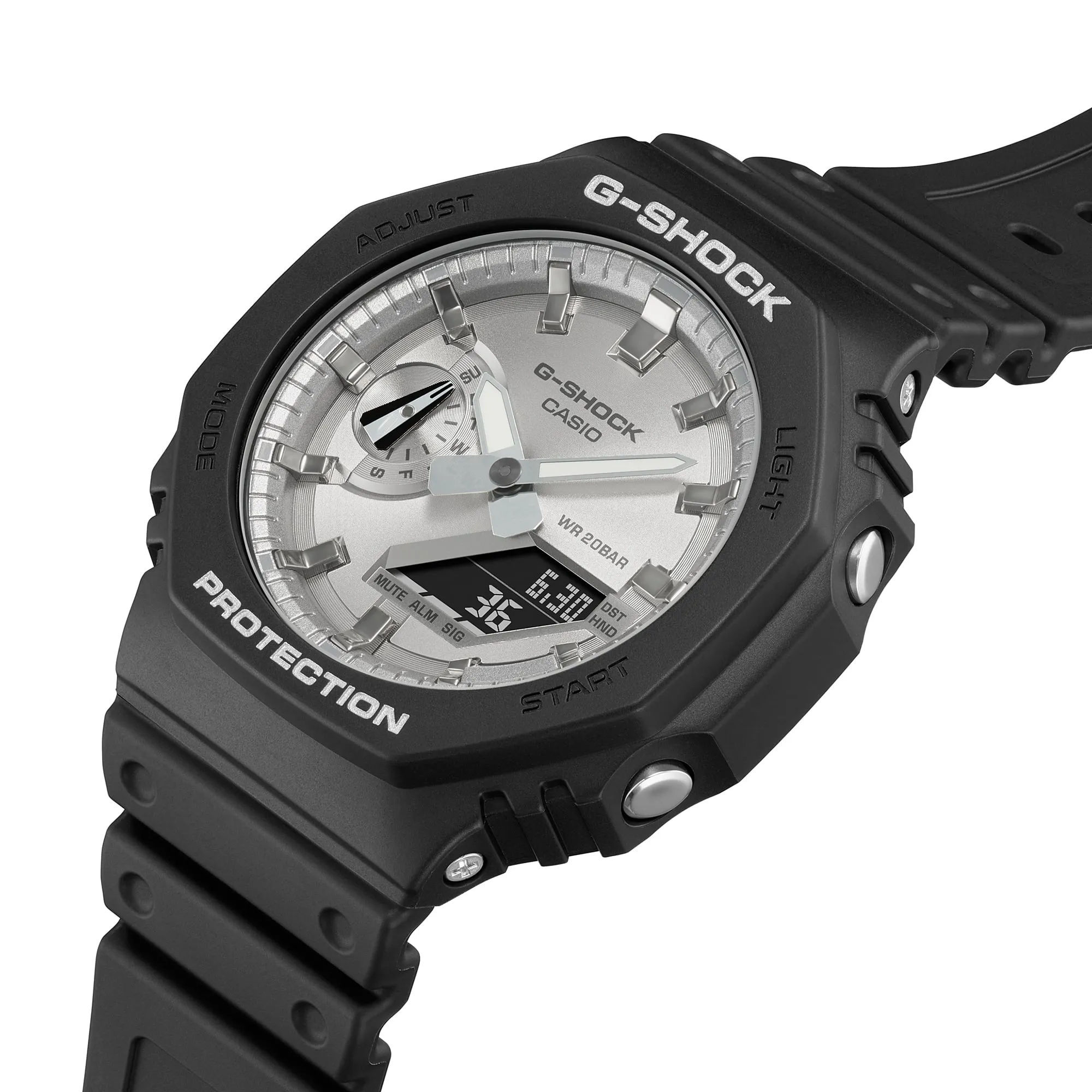 Casio G-Shock GA-2100SB-1ADR Mens Analog-Digital Black Sport Watch