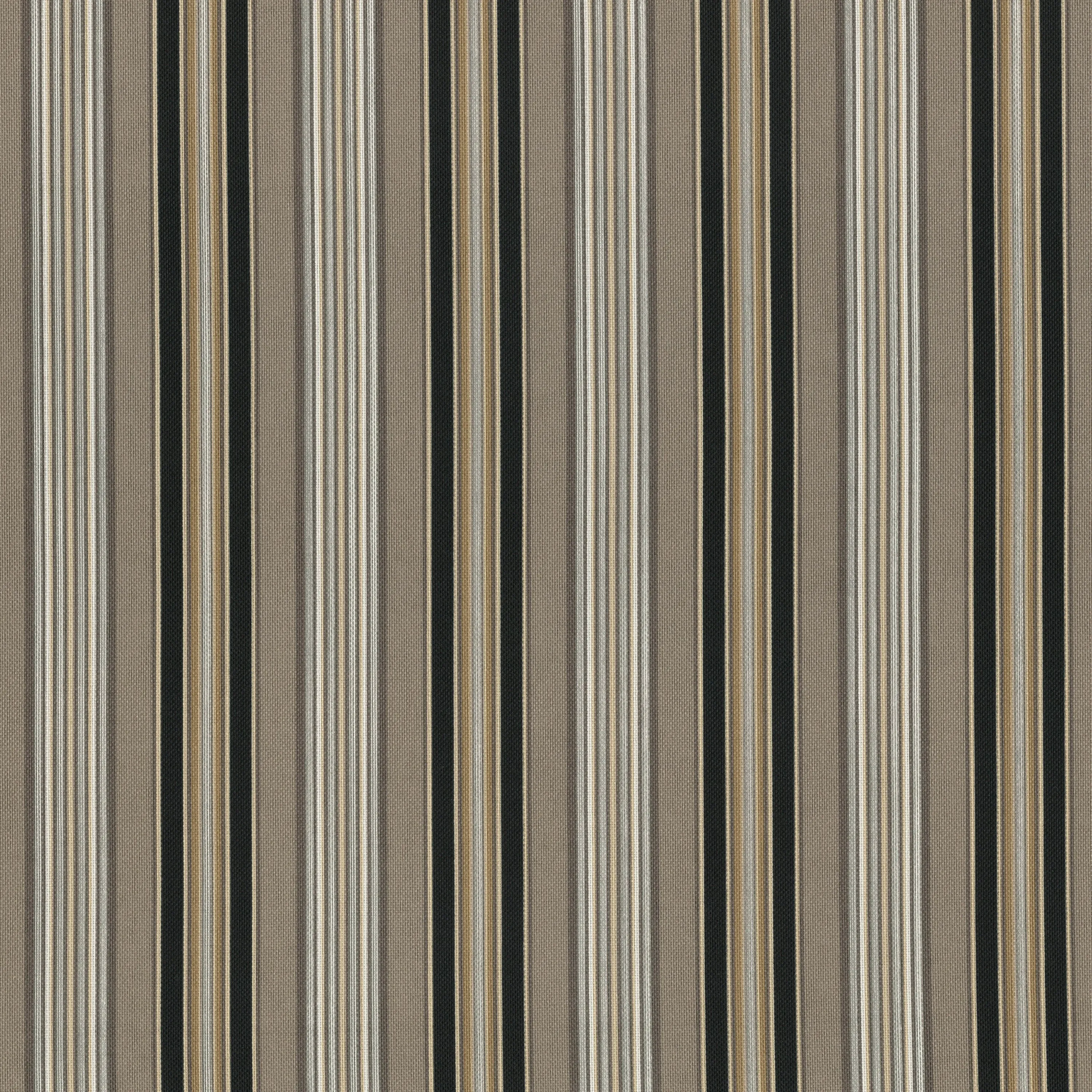 Getaway Stripe Black Squared Corners Seat Cushion (Set Of 2)