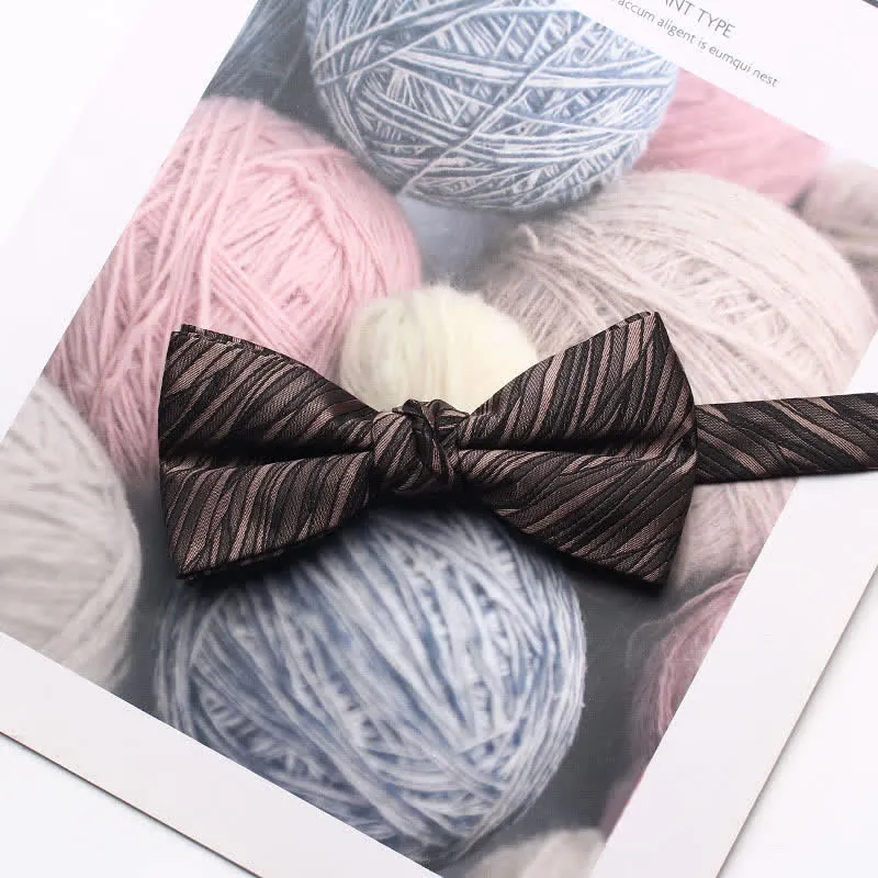 Men's Antique Yarn-dyed Jacquard Bow Tie