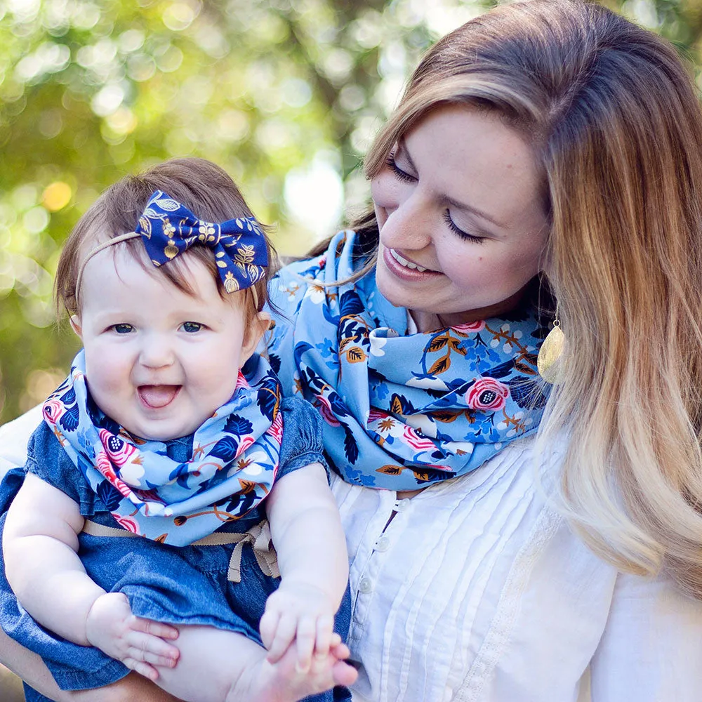 Men's Pre-Tied Bow Tie / Birch Floral In Periwinkle