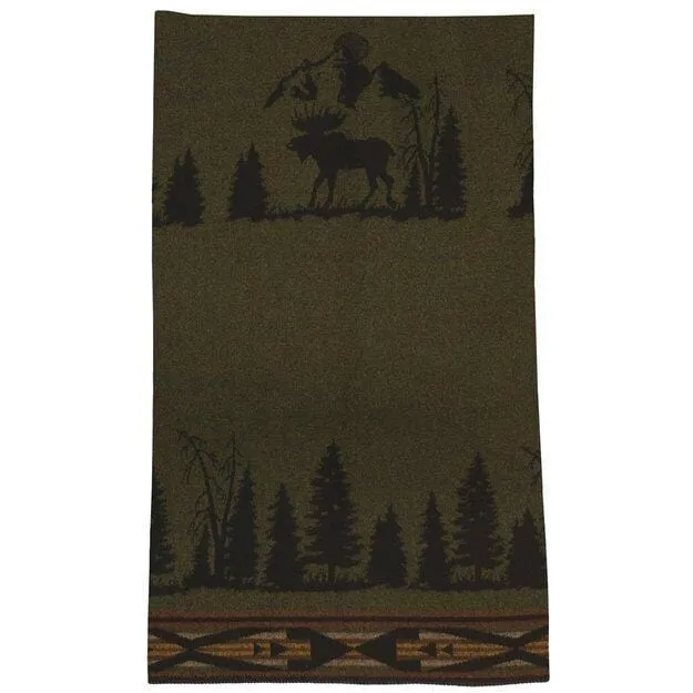 Moose Wool Throw