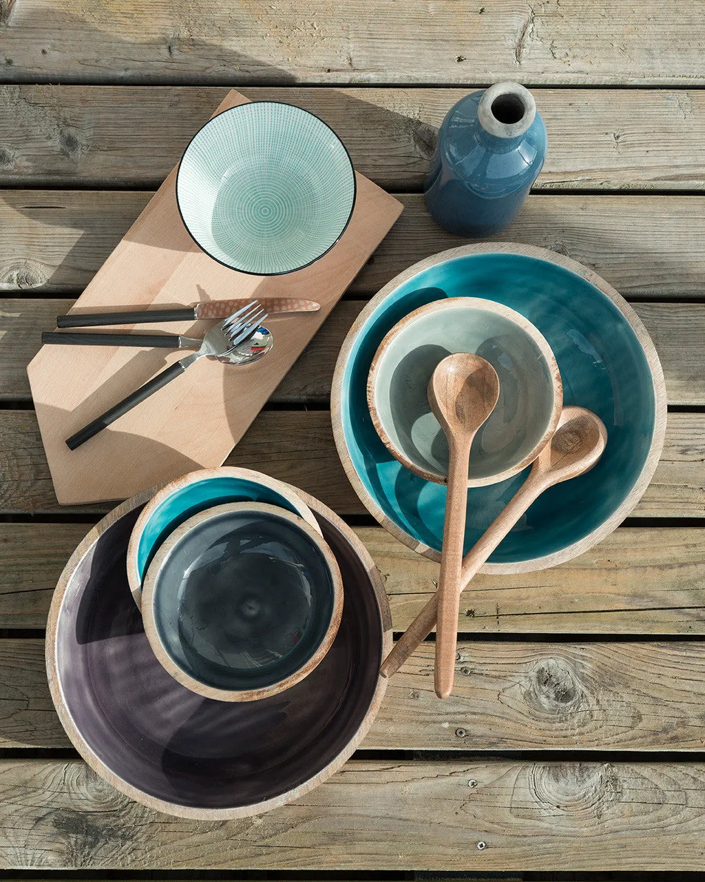 Nature Contemporary 24 Piece Cutlery Set