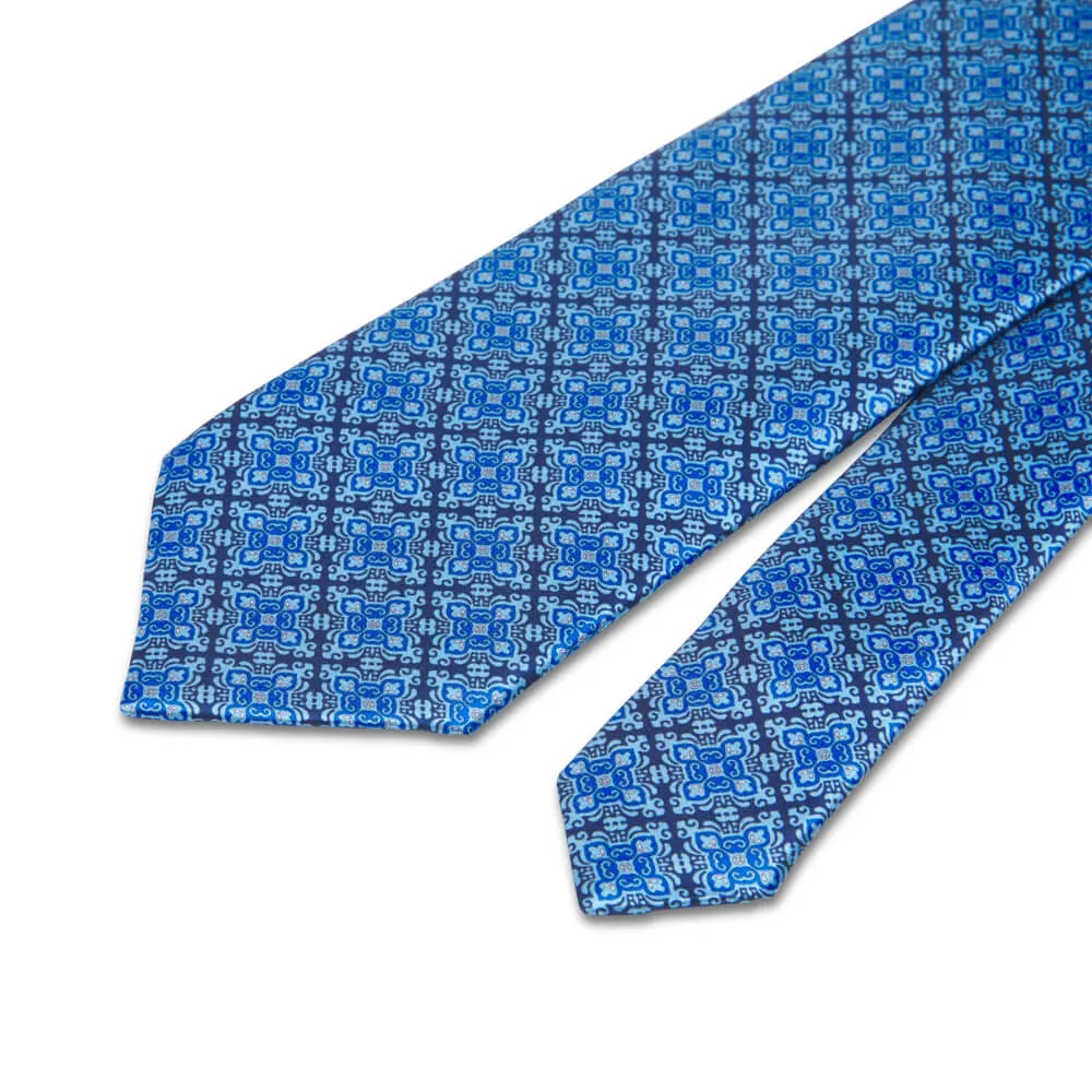 Palazzo Pitti Blue Duchesse Silk Tie