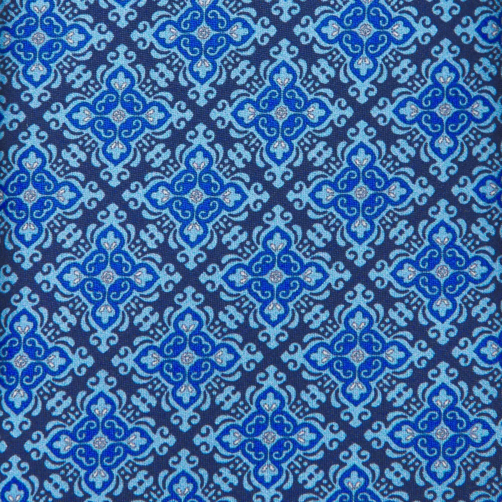 Palazzo Pitti Blue Duchesse Silk Tie