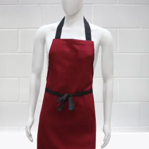 Pegasus Aprons Maroon Apron Contrast Strap