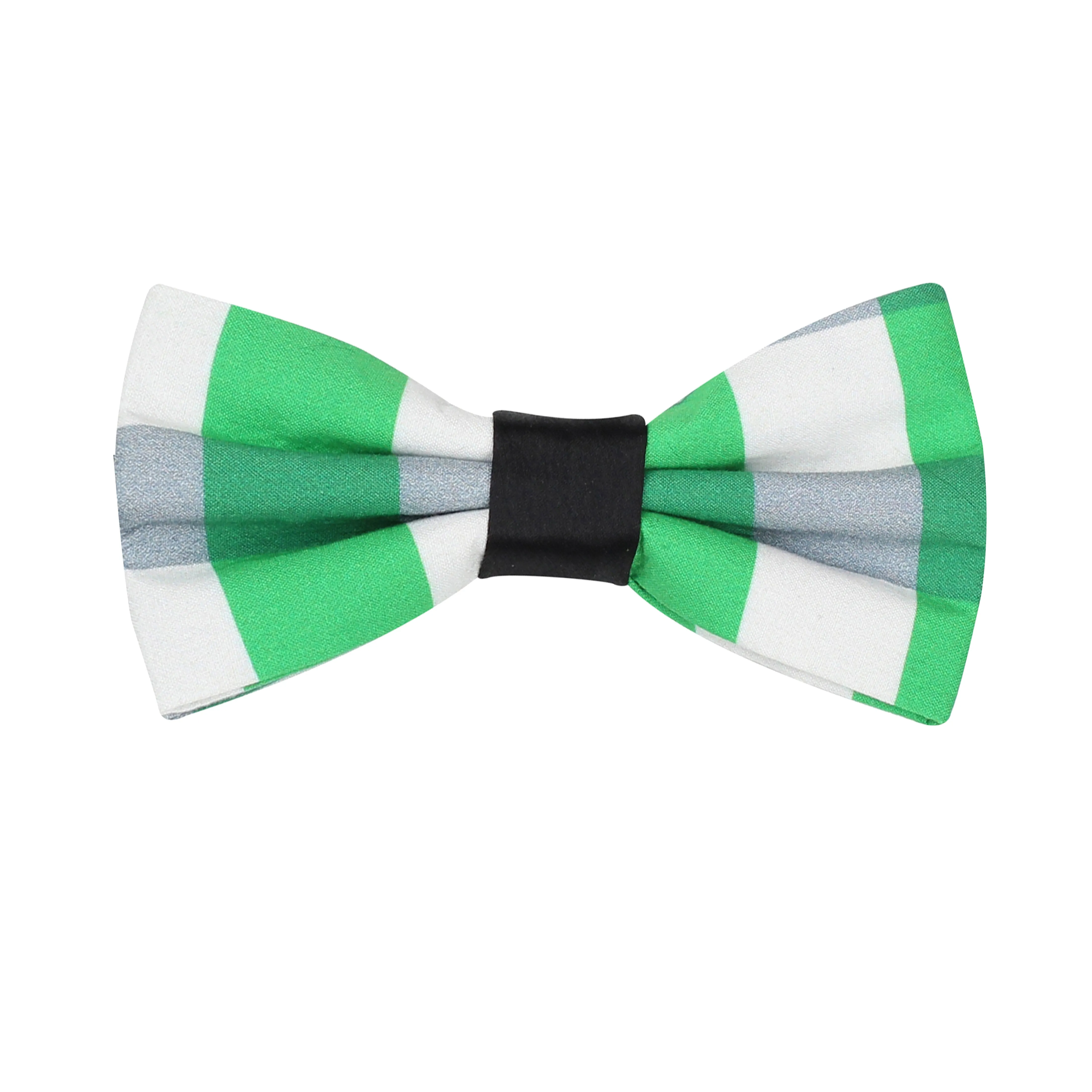 Peluche Sassy Checkered Green Bow Tie For Men