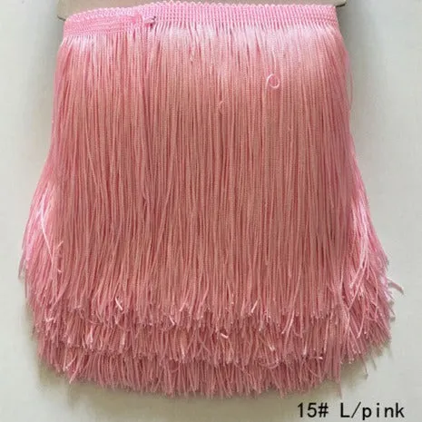 Polyester Fringing - Light Pink