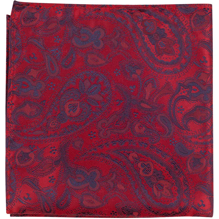 R1 - Red/Blue Paisley - Standard Width