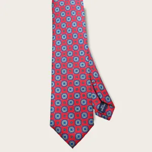 Red Blue Dot Tie