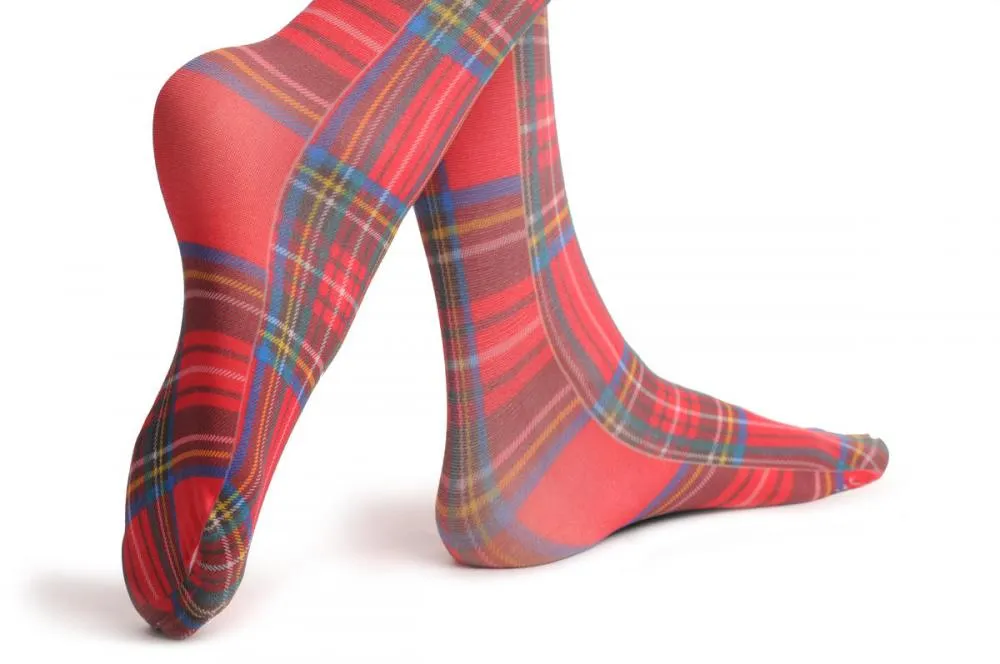 Red Checkered Print