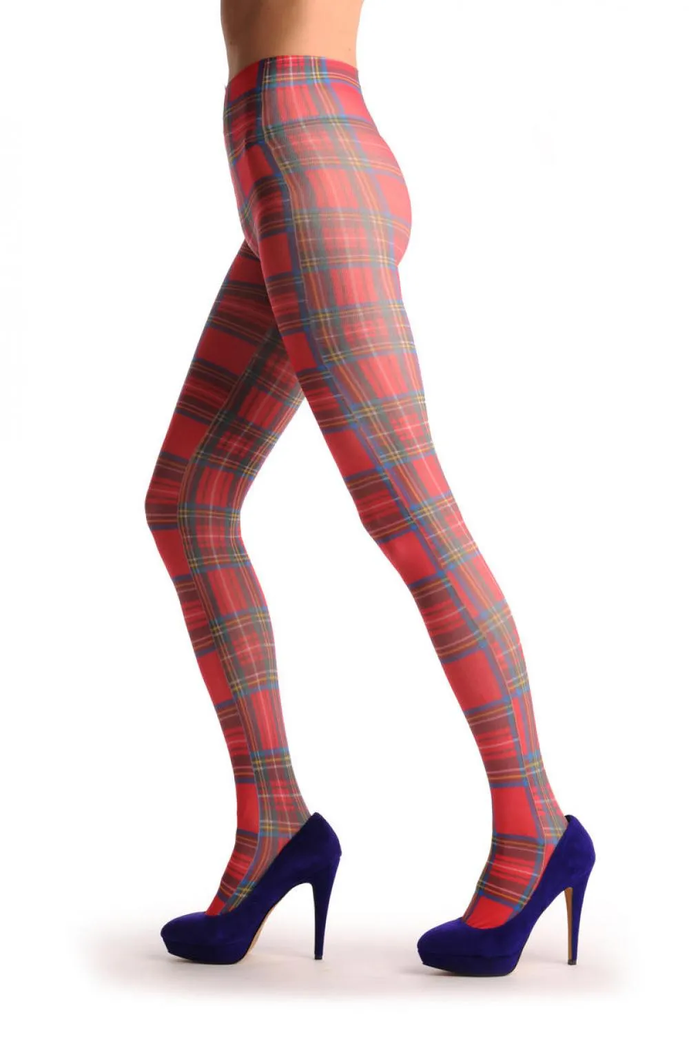 Red Checkered Print