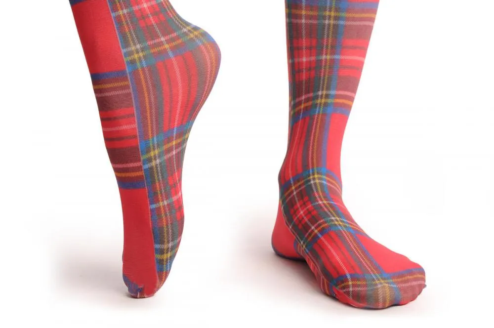 Red Checkered Print