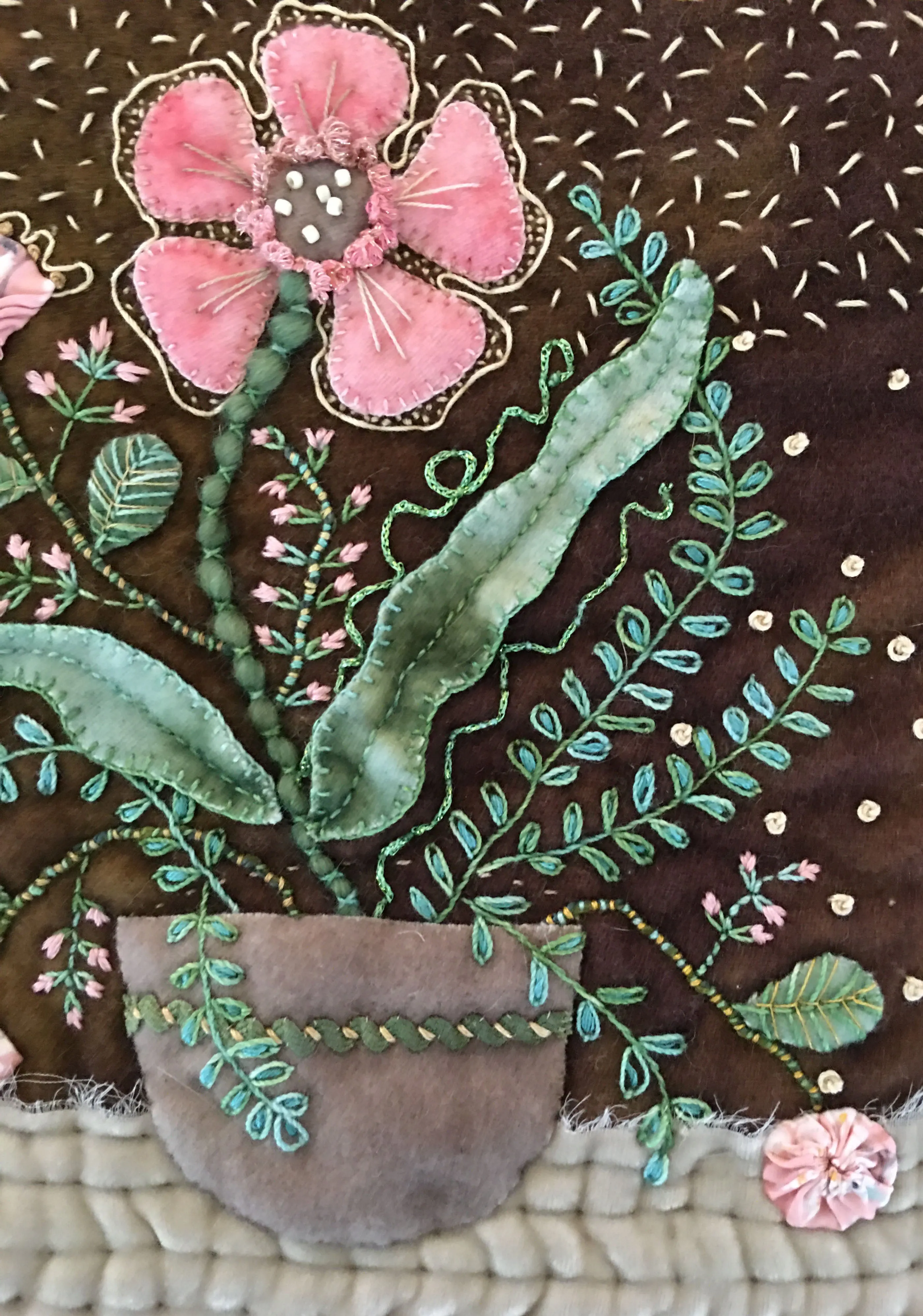 ROCK ROSE Wool Applique Kit