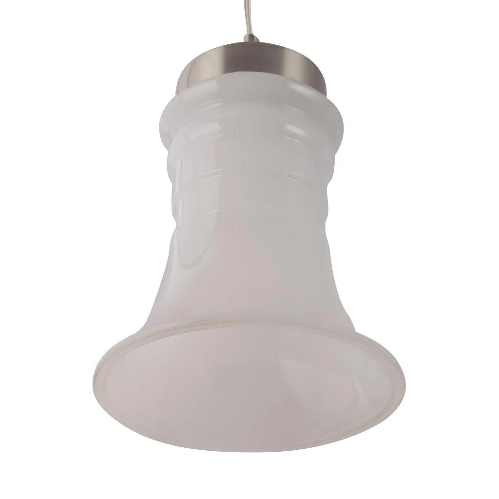Silver Metal Hanging Light - MT-2388-1P - Included Bulb