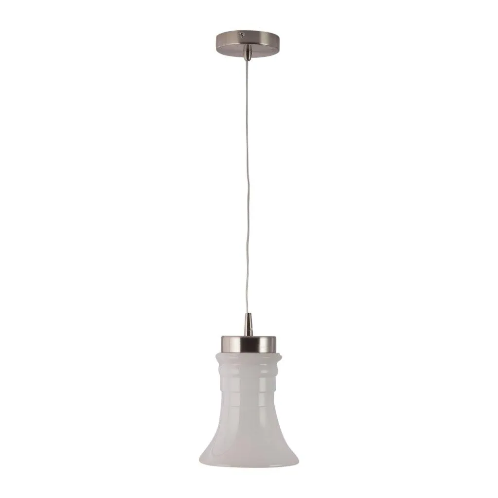 Silver Metal Hanging Light - MT-2388-1P - Included Bulb
