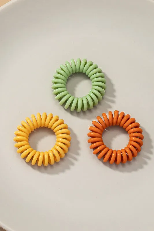 TEEK - 3-Piece Set Coil Hair Ties
