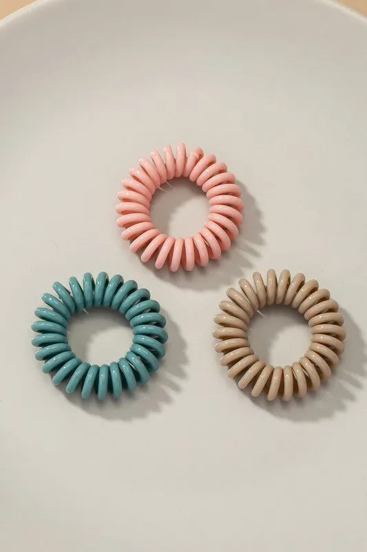 TEEK - 3-Piece Set Coil Hair Ties