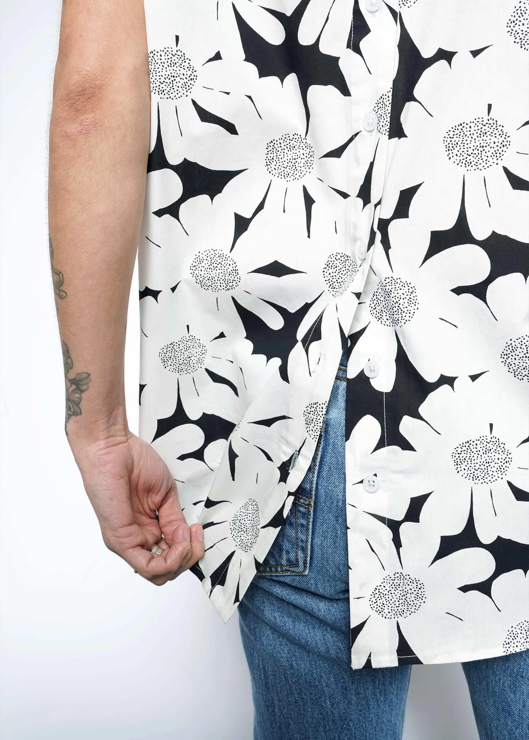 The Essential Convertible Sleeve Button Up