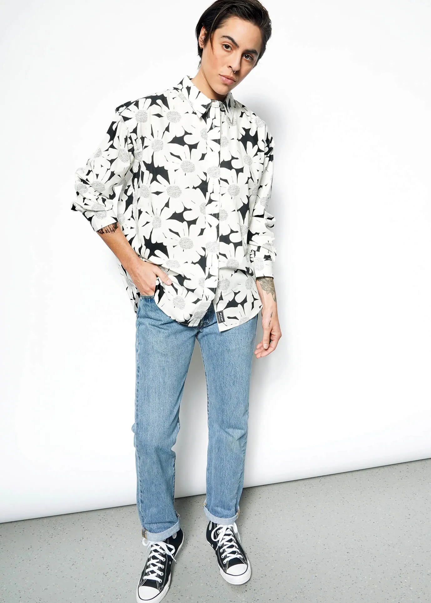 The Essential Convertible Sleeve Button Up