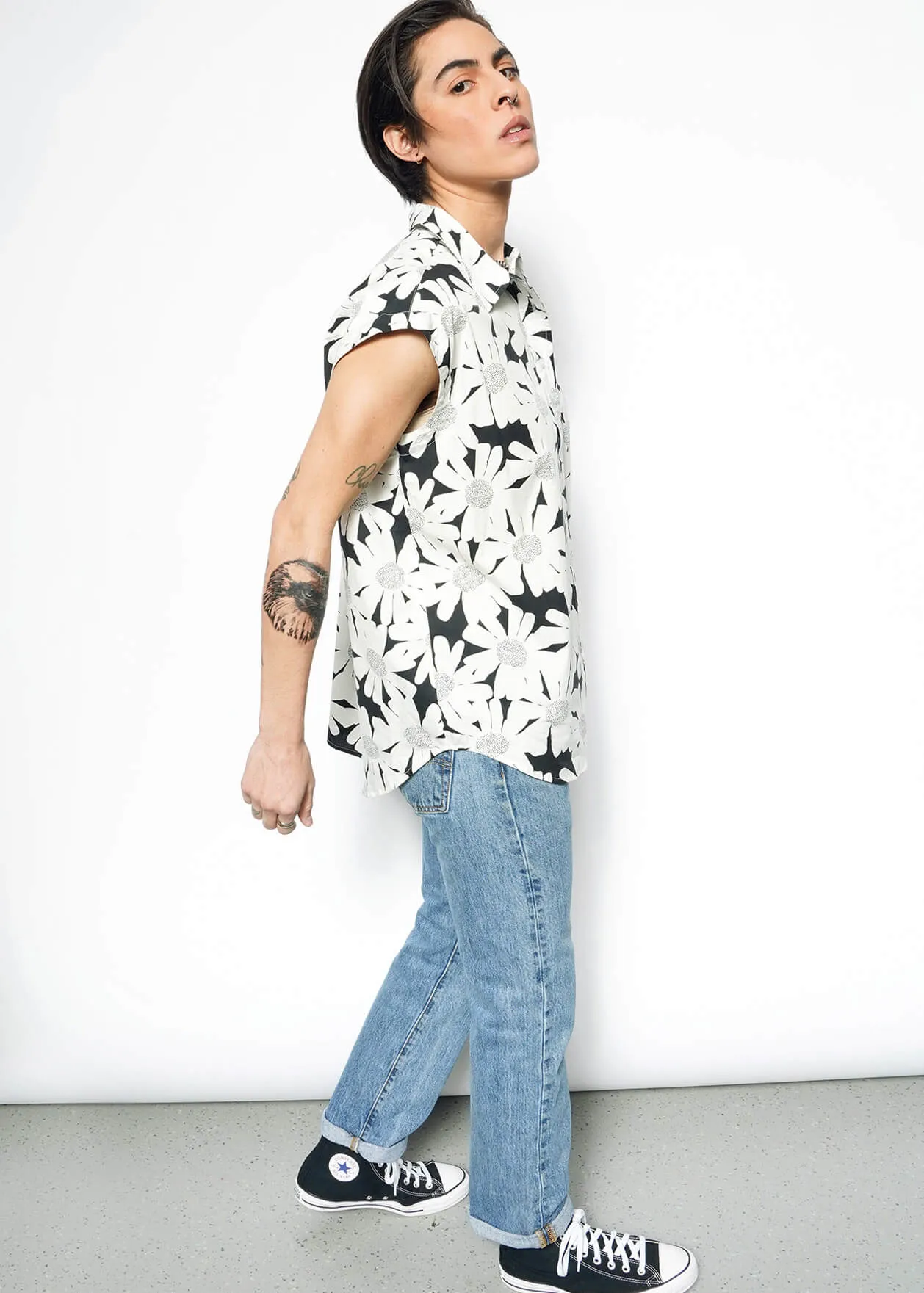 The Essential Convertible Sleeve Button Up
