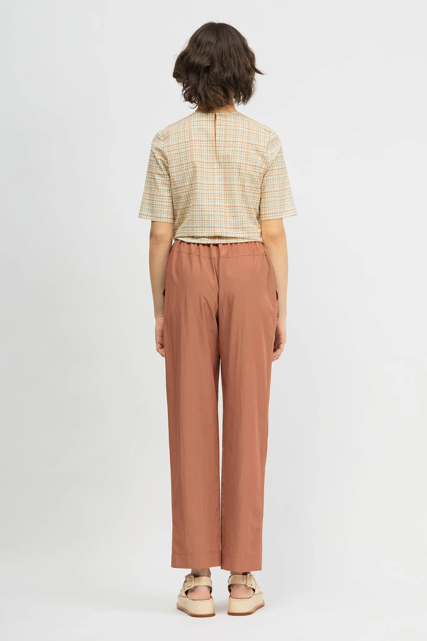 Ver Top Cream/ Red Check